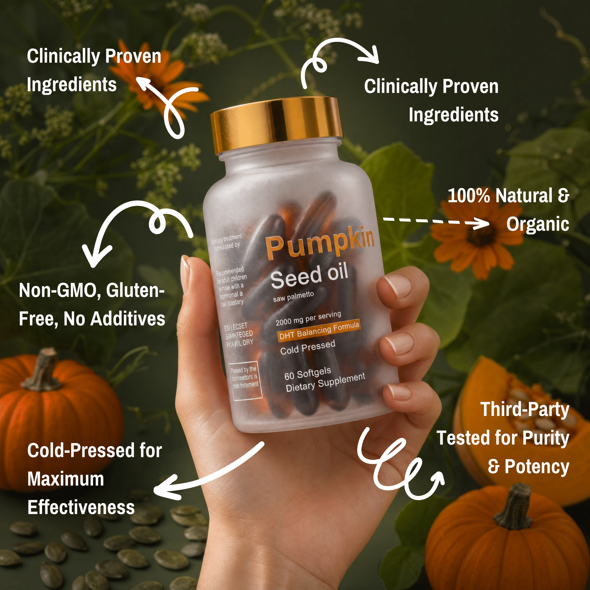 Pumpkin Seed Oil SoftGels - Wren
